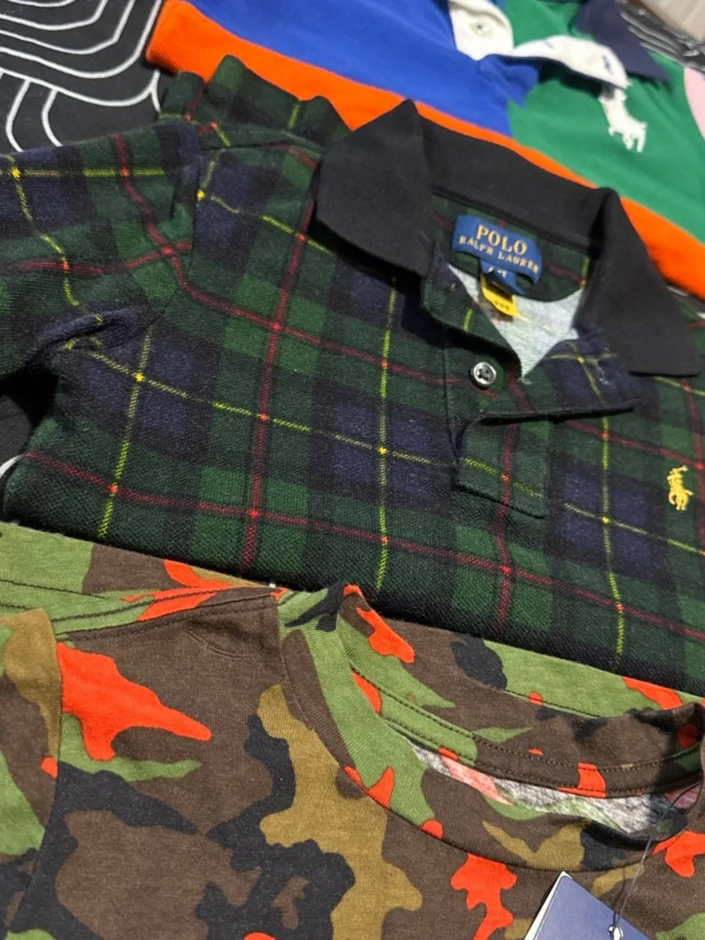 Polo Ralph Lauren Kids Colorblock Polo Shirt - Multicolor BUNDLE DEAL